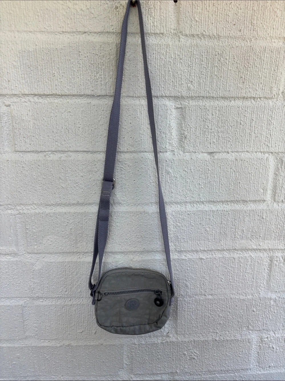 Kipling Gray Crossbody Belt Bag - Casual Everyday Carry